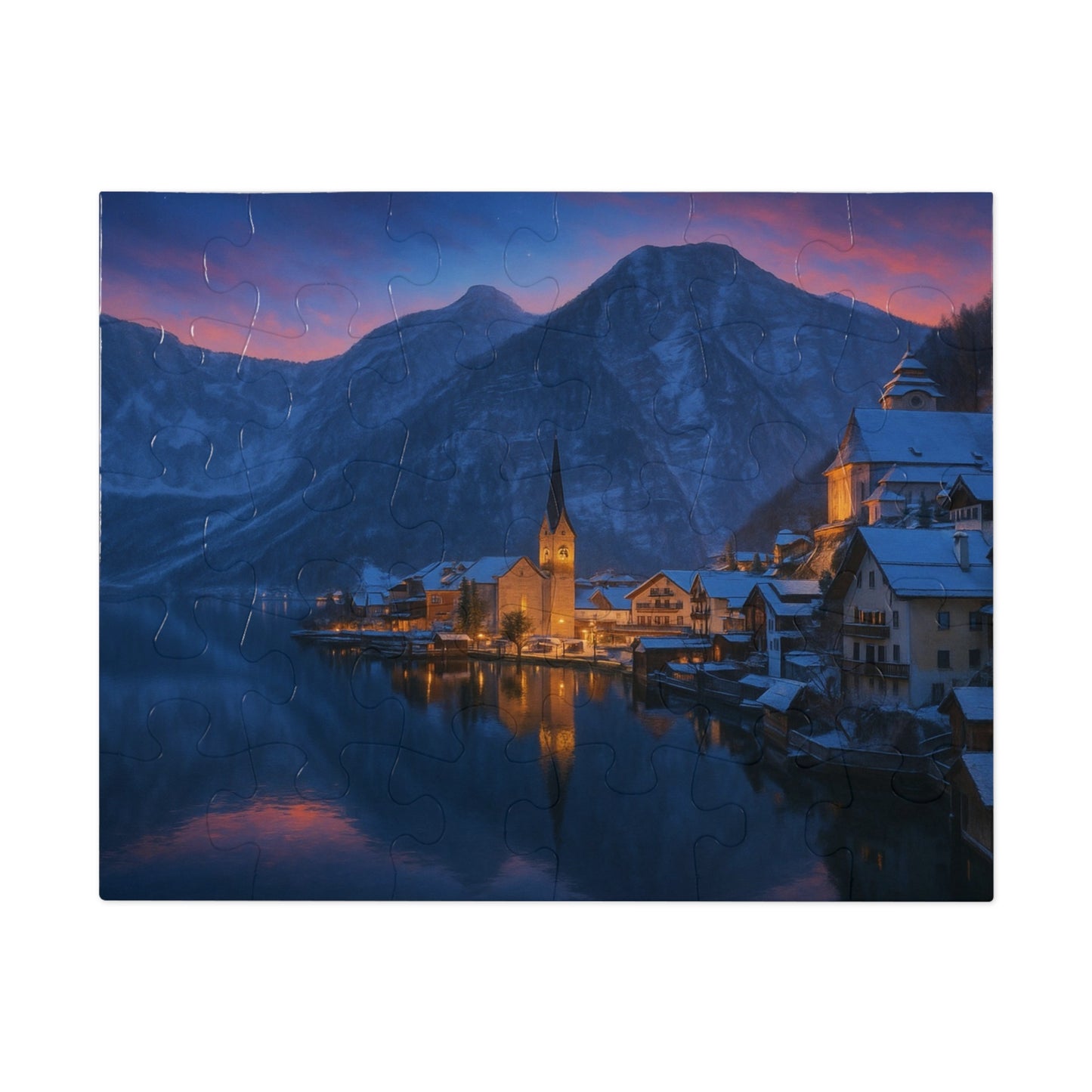 Twilight Stillness in Hallstatt