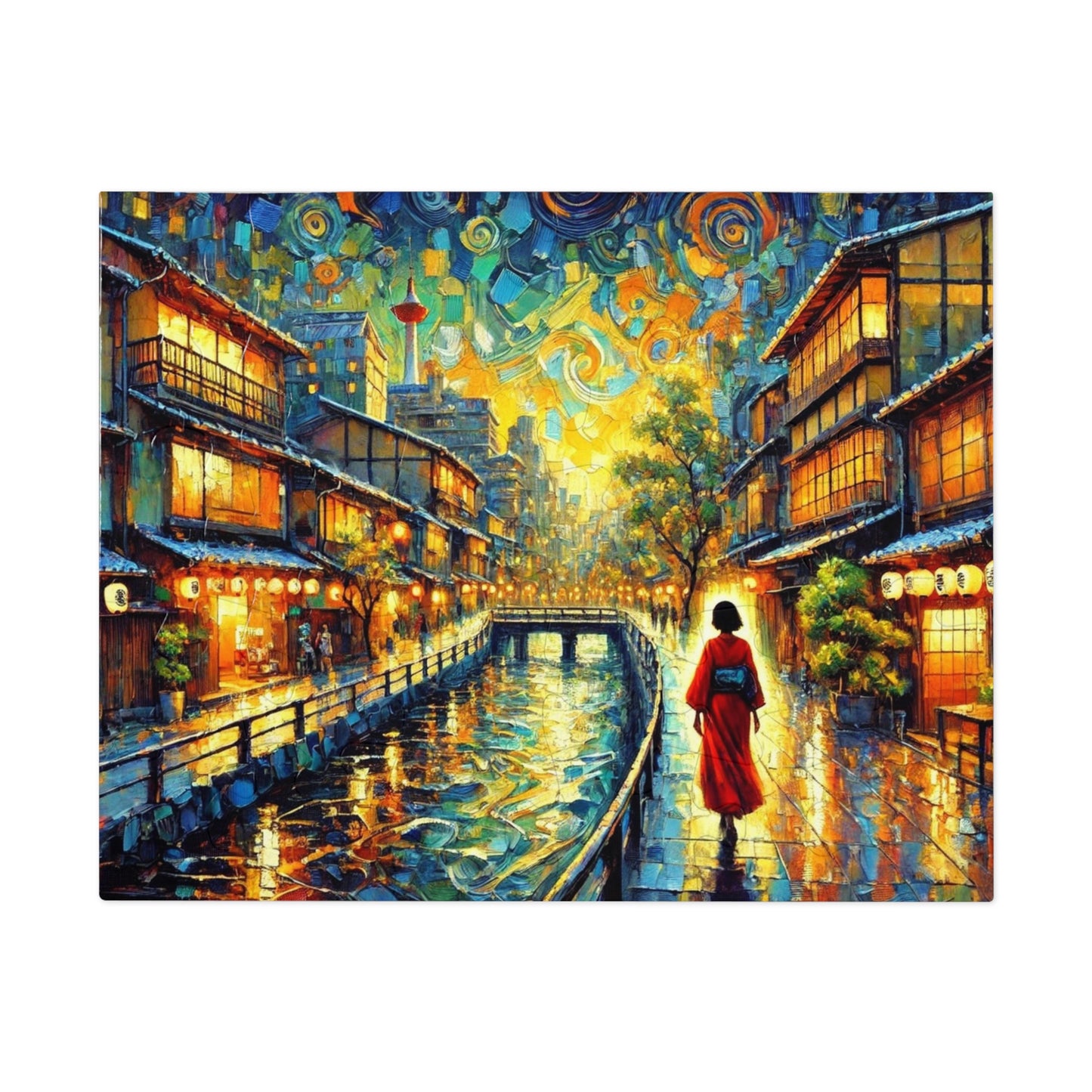 Starlit Dreams in Kyoto: A Night of Lanterns and Whimsy