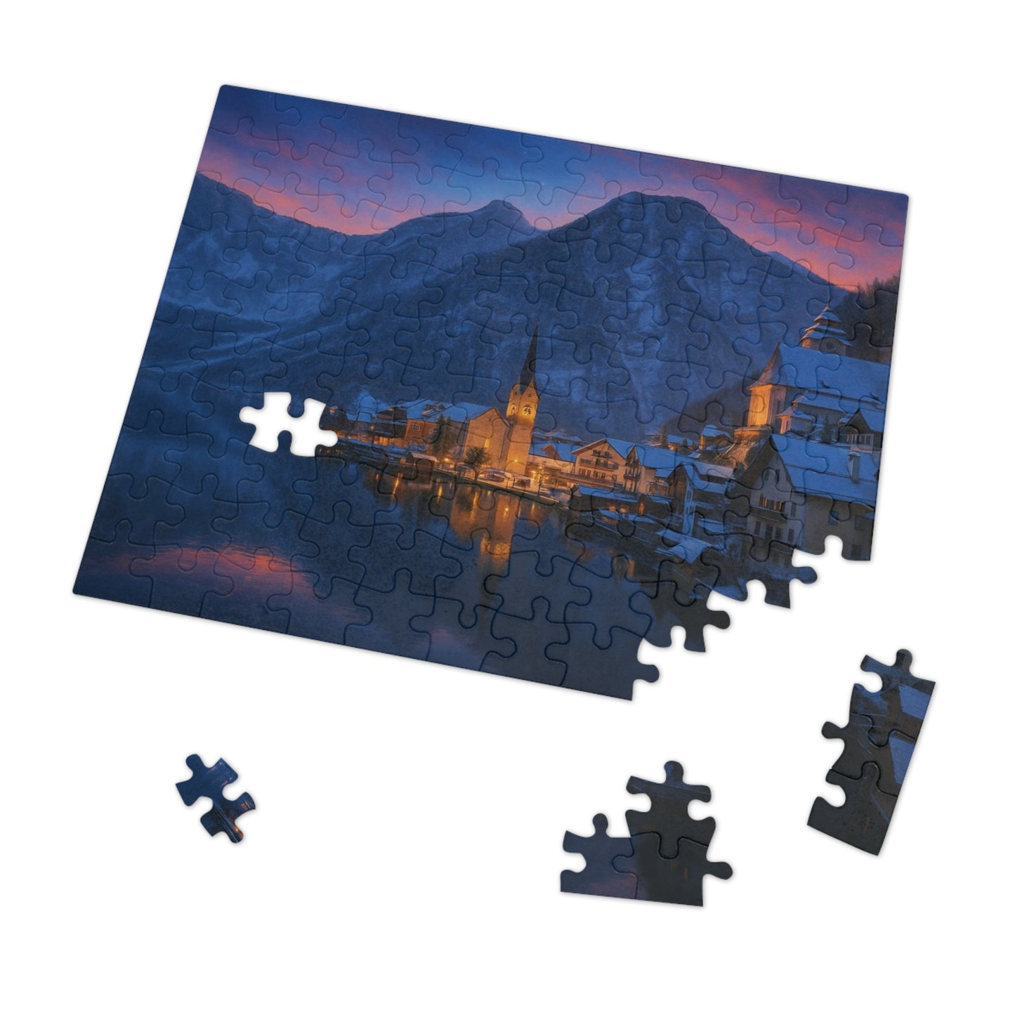 Twilight Stillness in Hallstatt