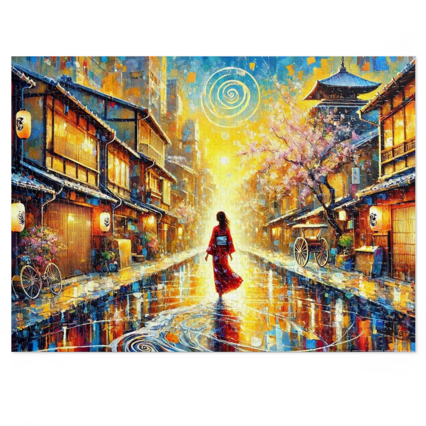 Spring Evening Glow in Kyoto