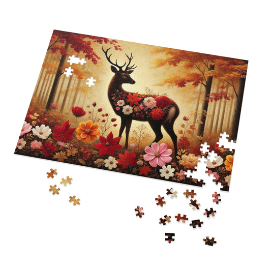 The Autumn Stag: A Forest in Bloom