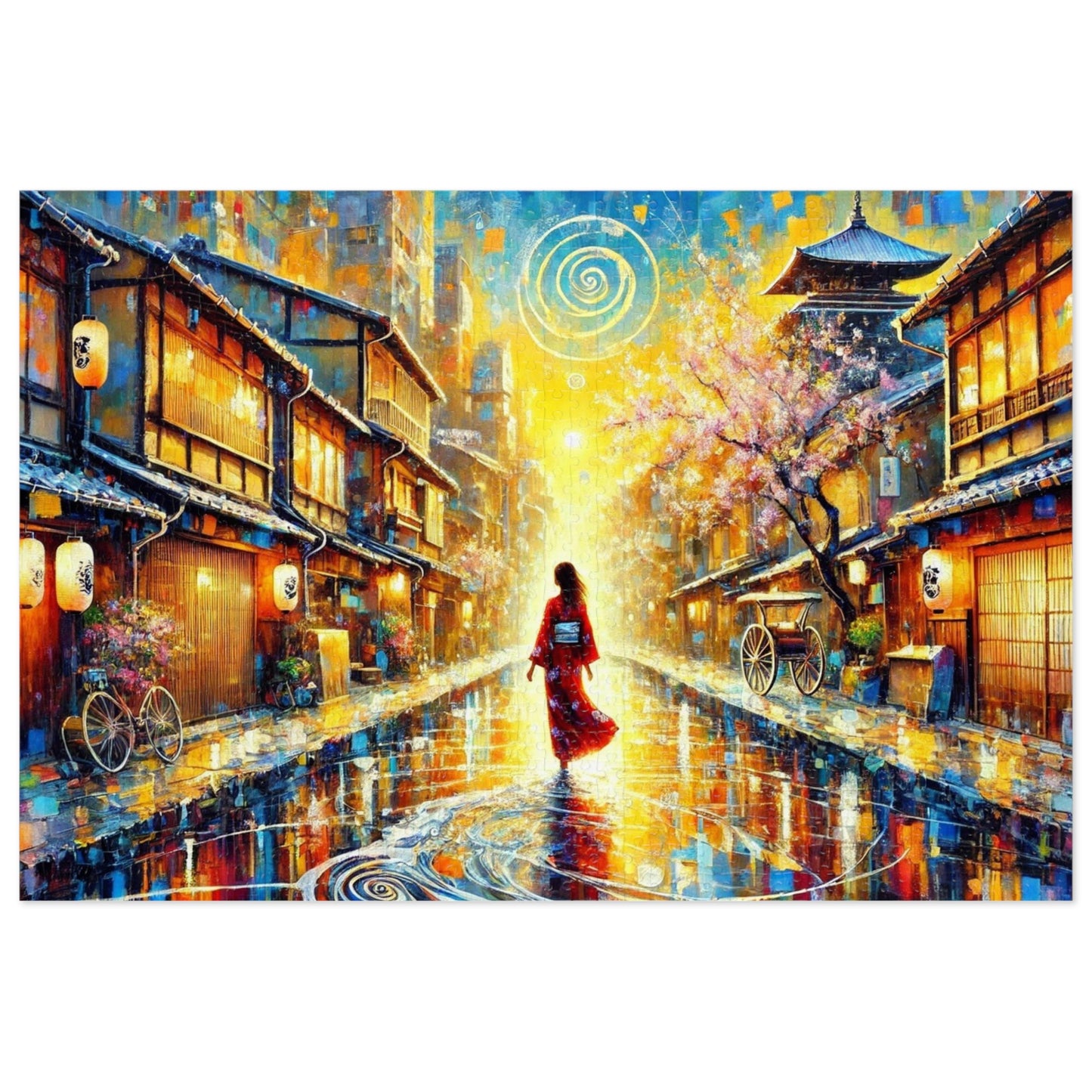 Spring Evening Glow in Kyoto