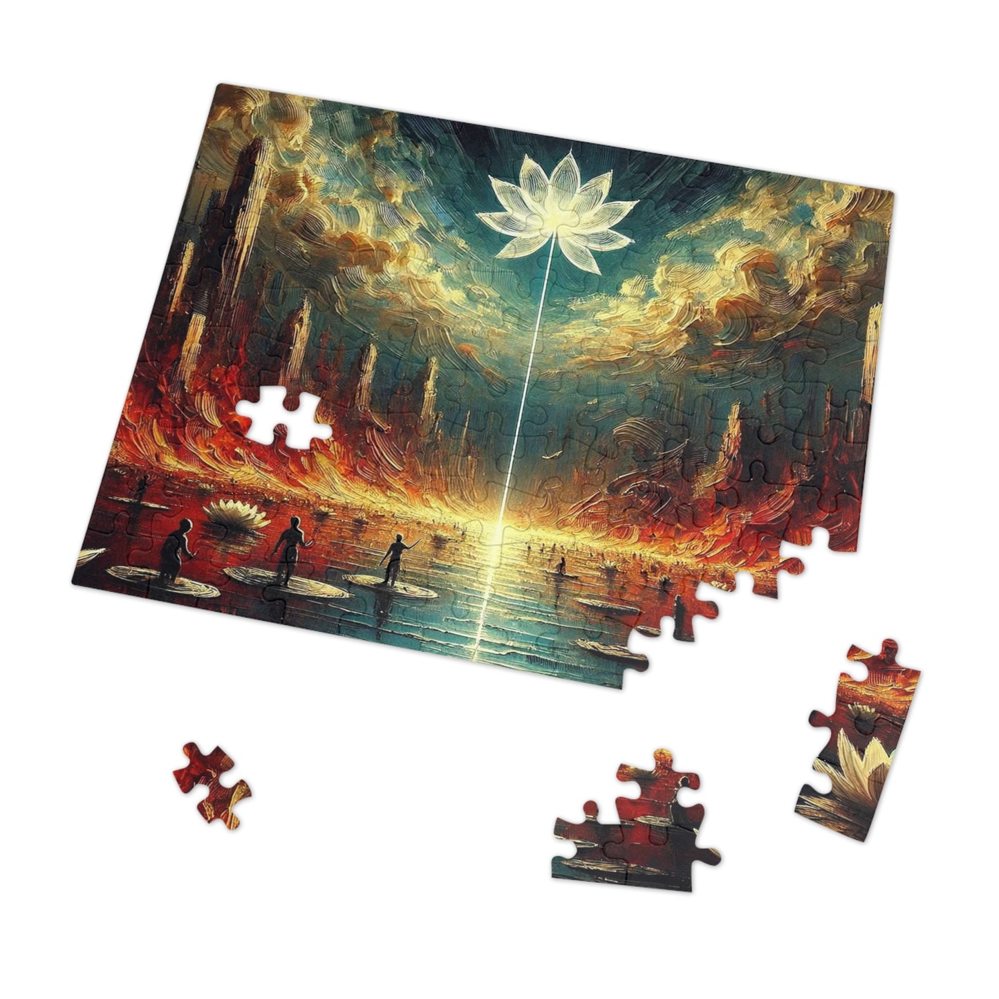 Lotus in the Inferno: A Puzzle Inspired by Rashomon