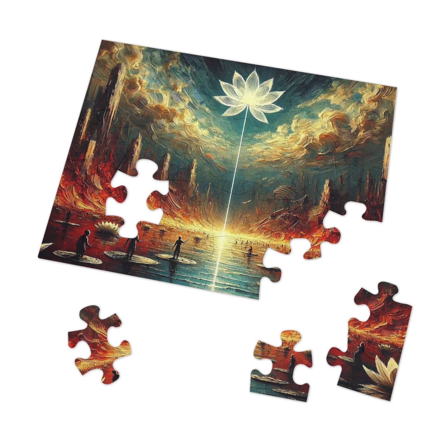 Lotus in the Inferno: A Puzzle Inspired by Rashomon