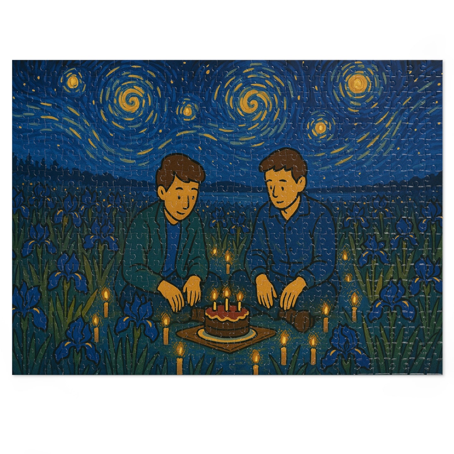 Birthday Among the Irises: A Quiet Celebration Under the Stars