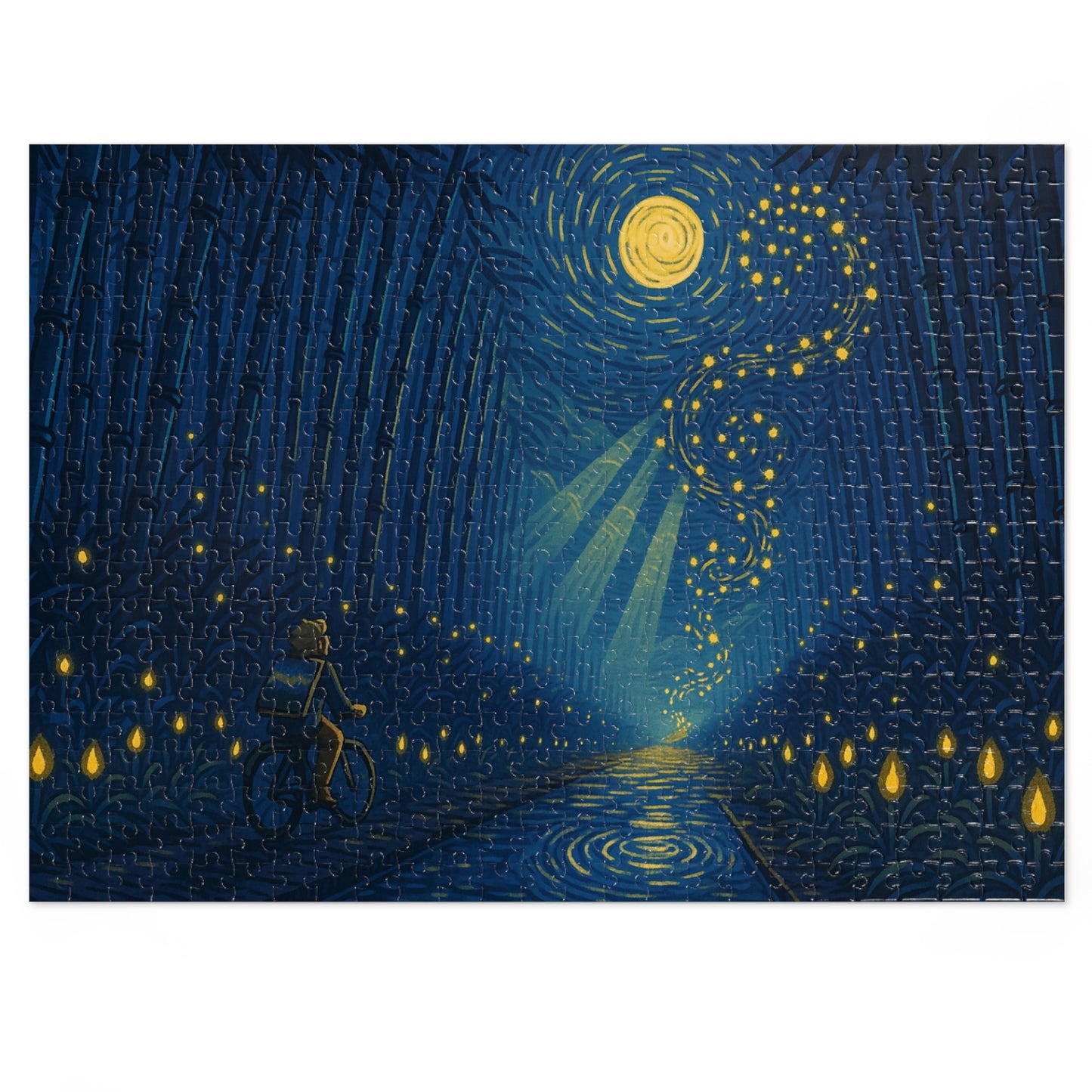 Firefly Nocturne in the Bamboo Grove: A Journey Through Luminous Night