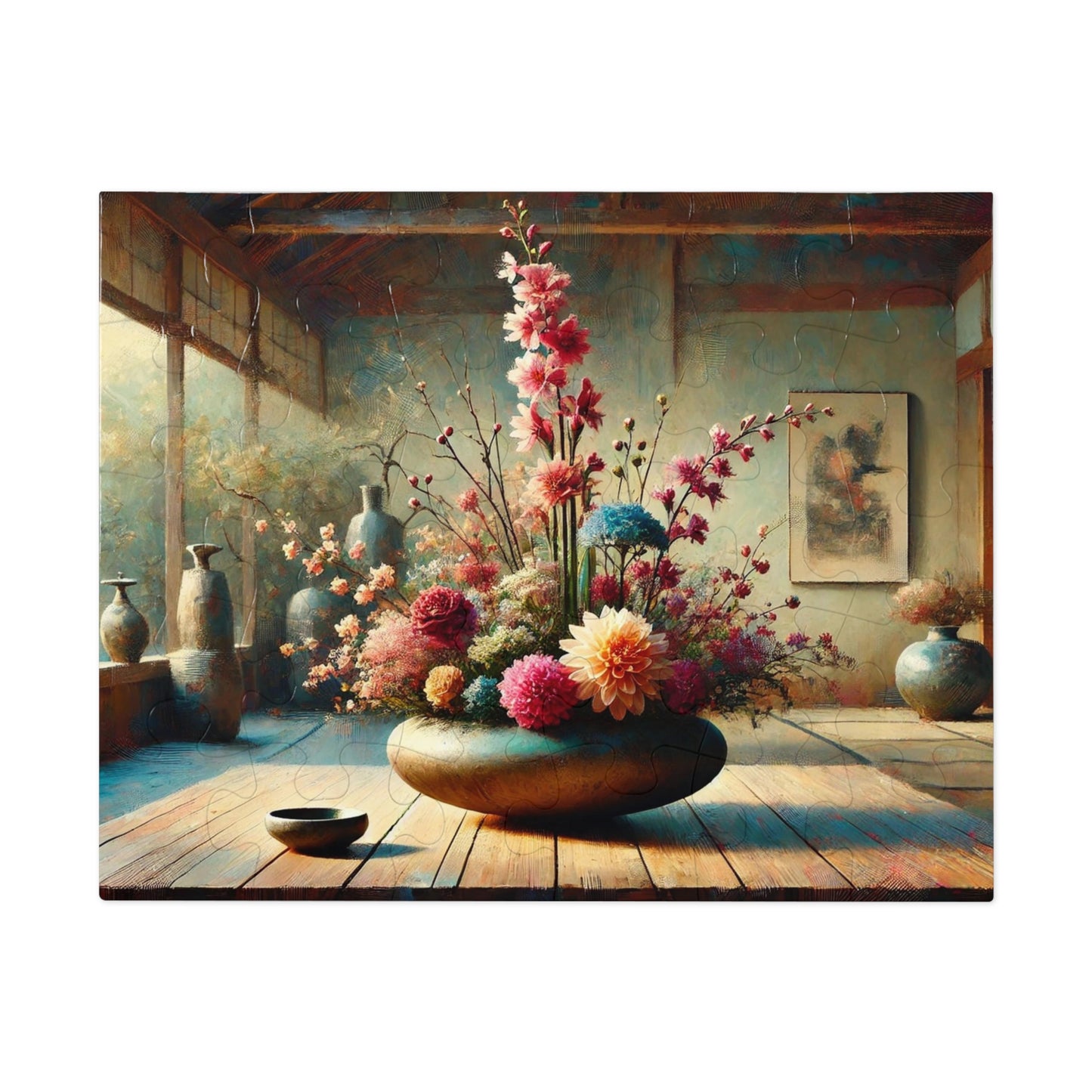 Ikebana Reverie: Harmony in Bloom – Moribana and Jiyuka Styles