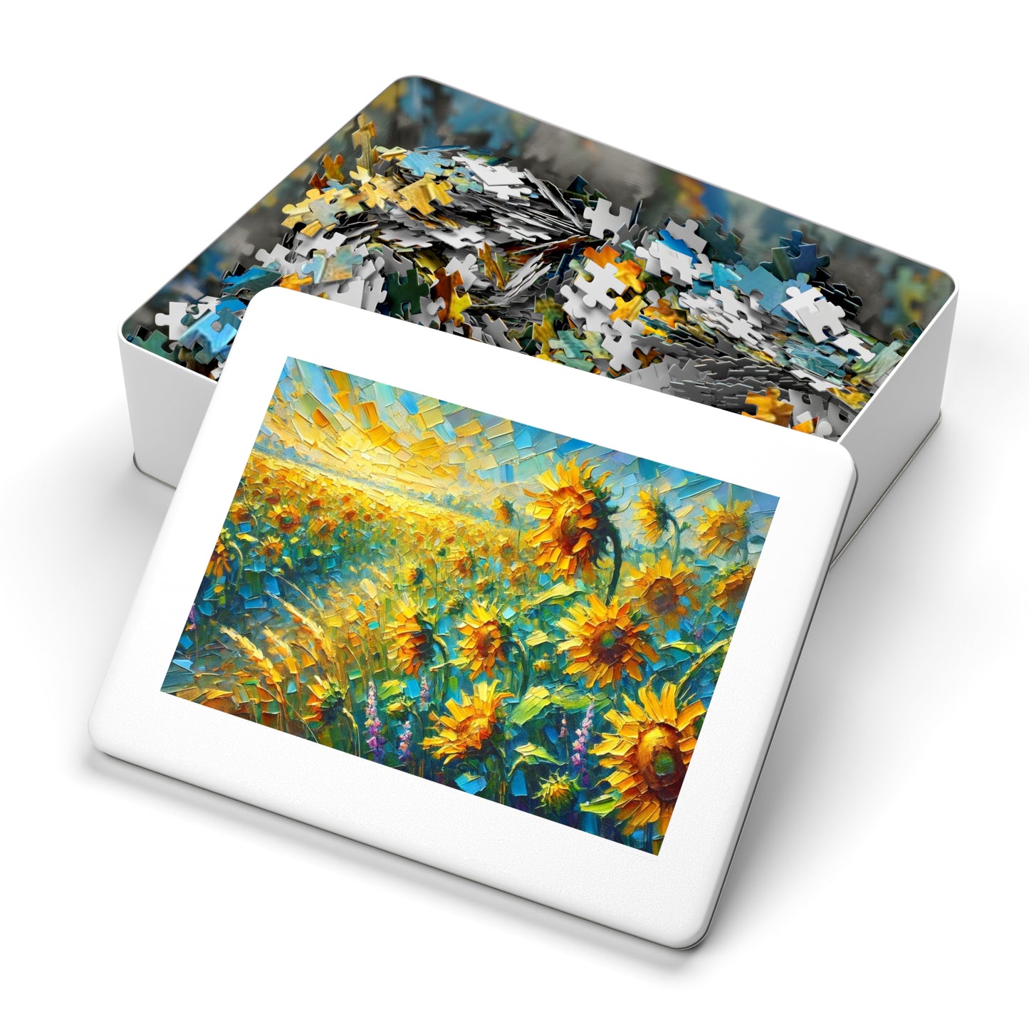 Golden Horizon: Sunflowers in Bloom