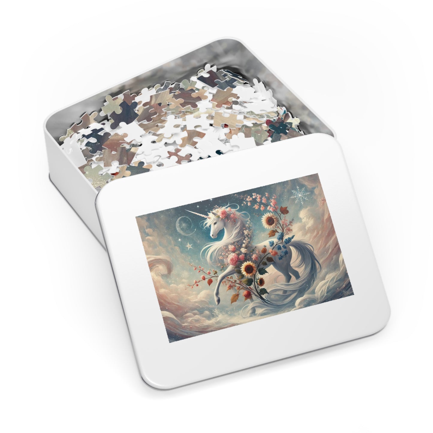 Moonlit Unicorn: A Celestial Dance Through the Seasons
