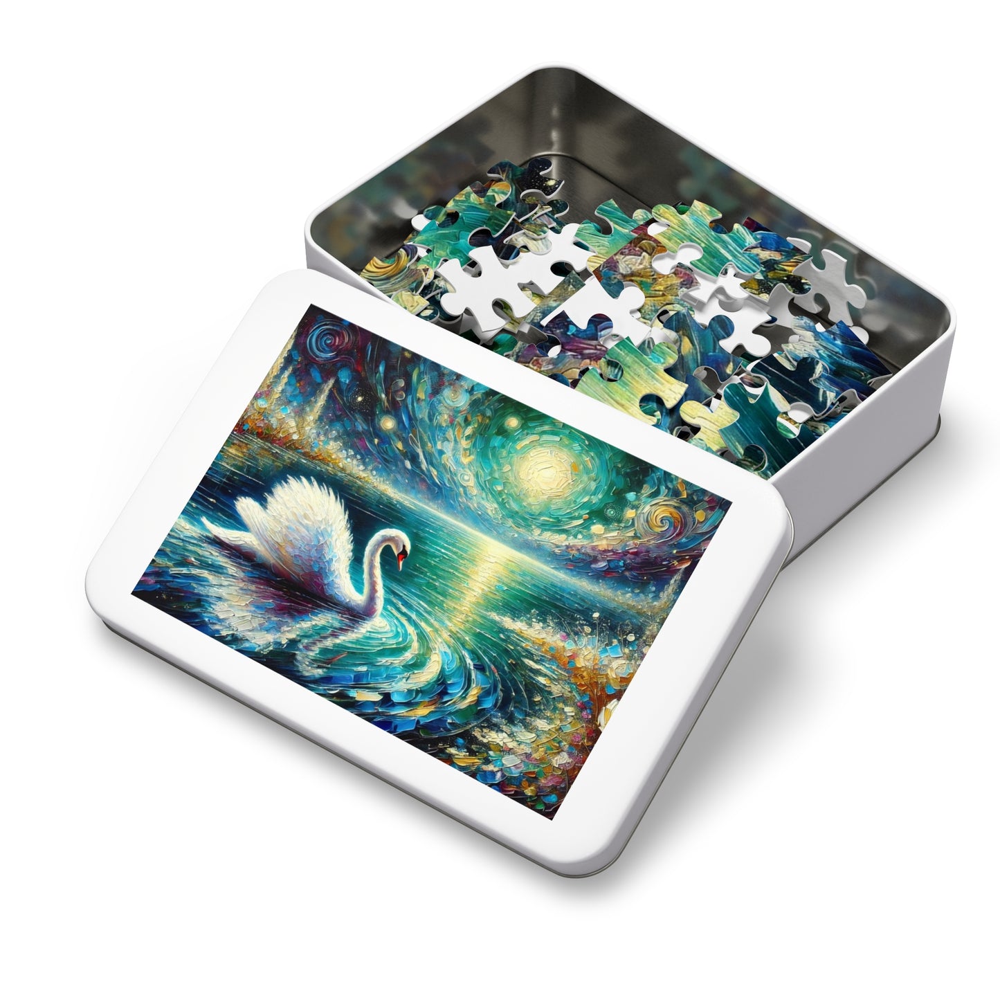 Moonlit Waters: The Grace of the Swan