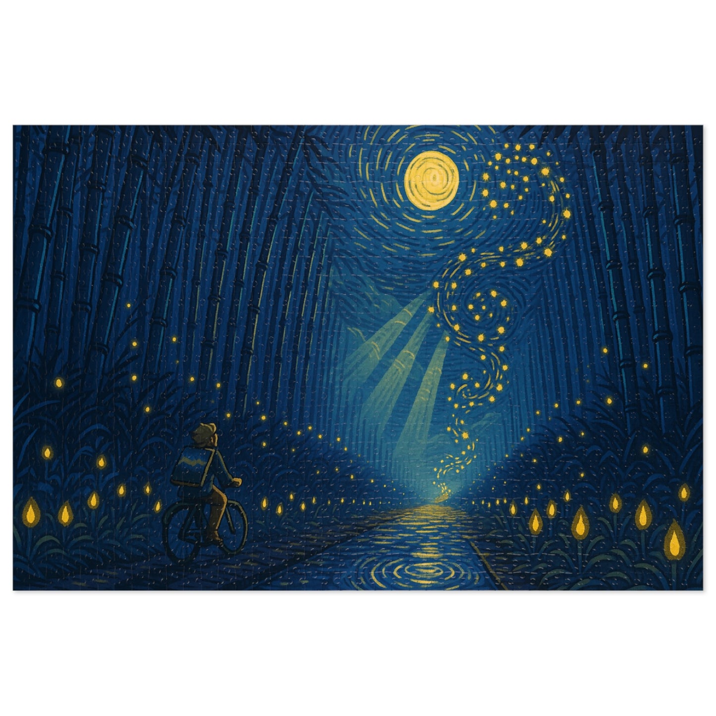 Firefly Nocturne in the Bamboo Grove: A Journey Through Luminous Night
