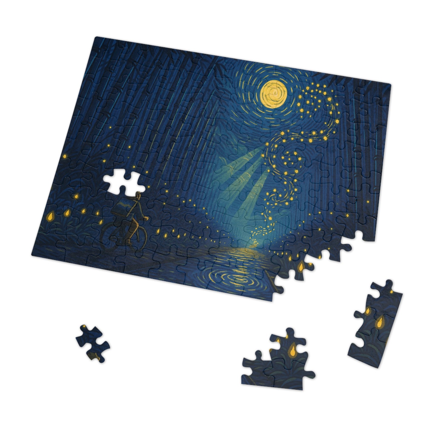 Firefly Nocturne in the Bamboo Grove: A Journey Through Luminous Night