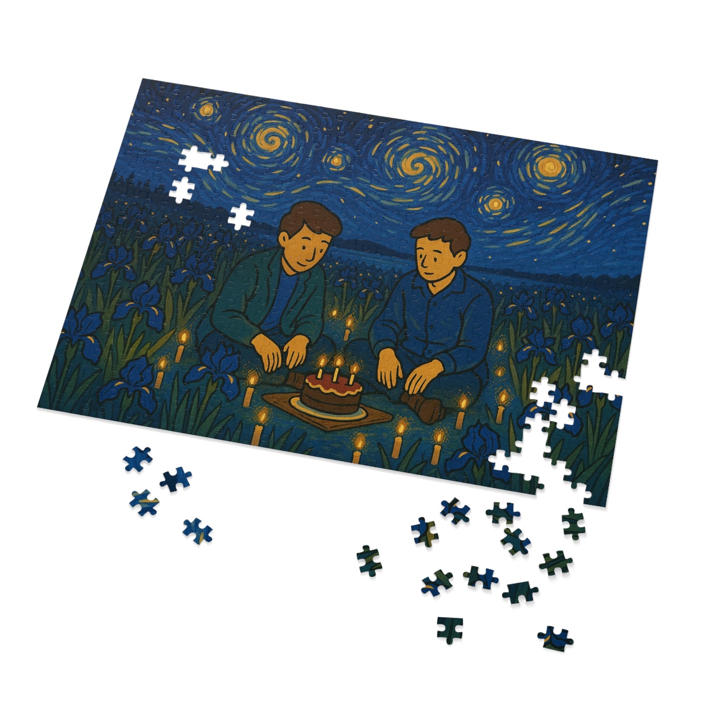 Birthday Among the Irises: A Quiet Celebration Under the Stars