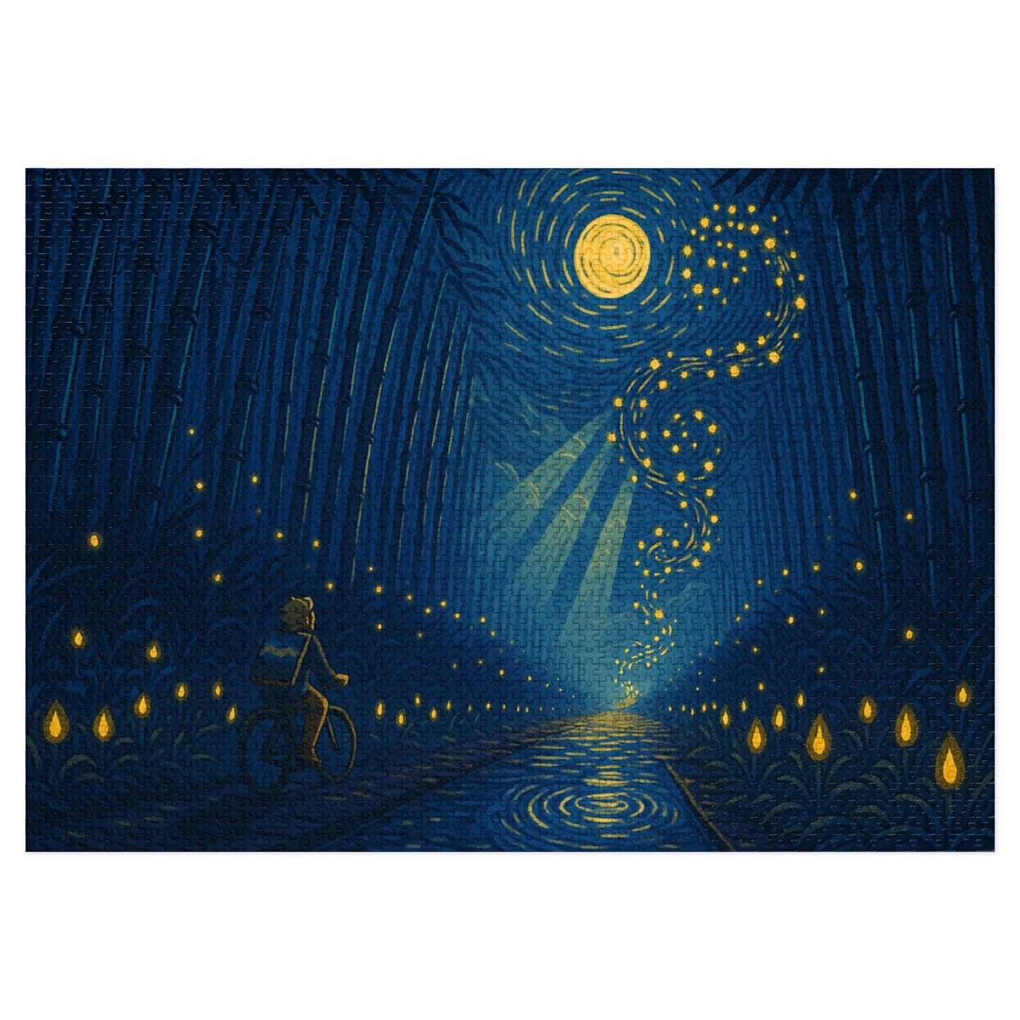 Firefly Nocturne in the Bamboo Grove: A Journey Through Luminous Night