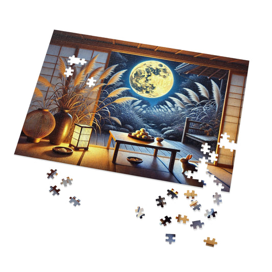 Moonlit Reverence: A Juugoya Night in Autumn Silence