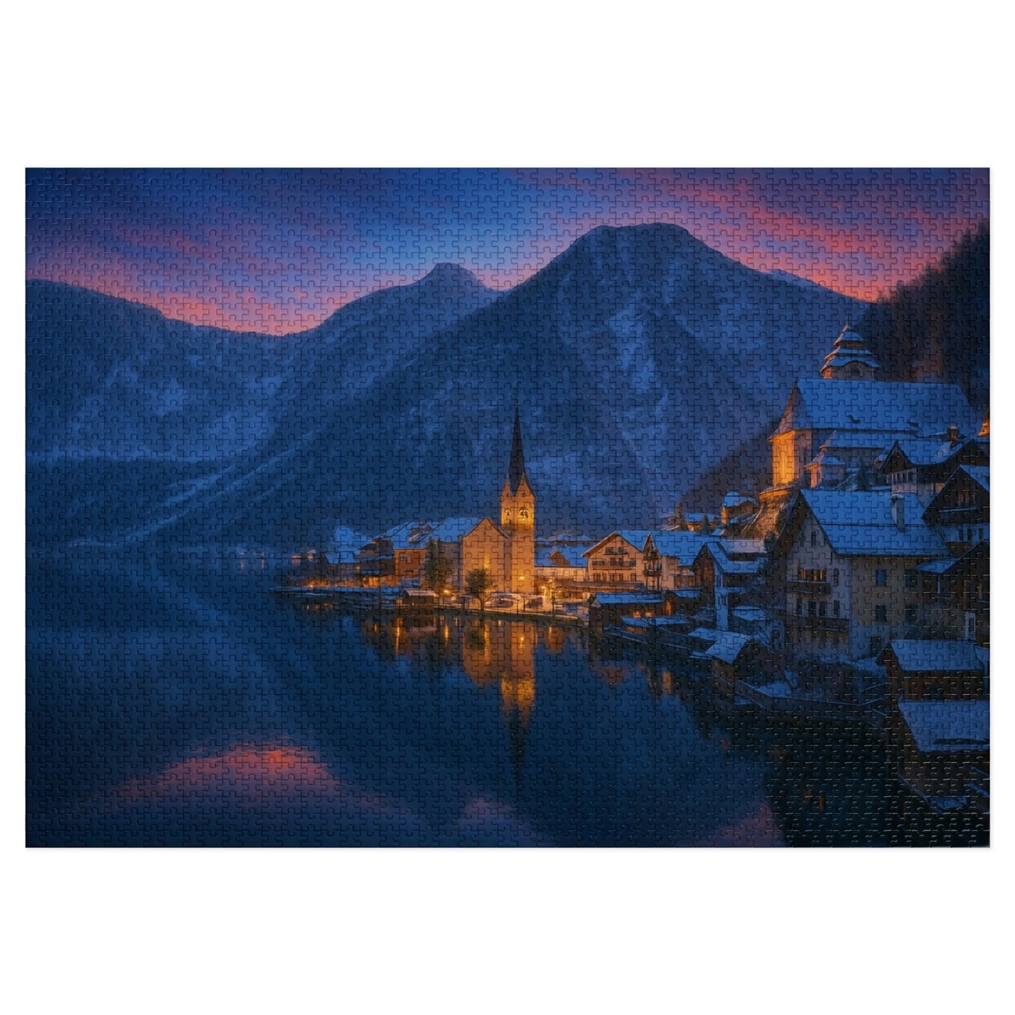 Twilight Stillness in Hallstatt