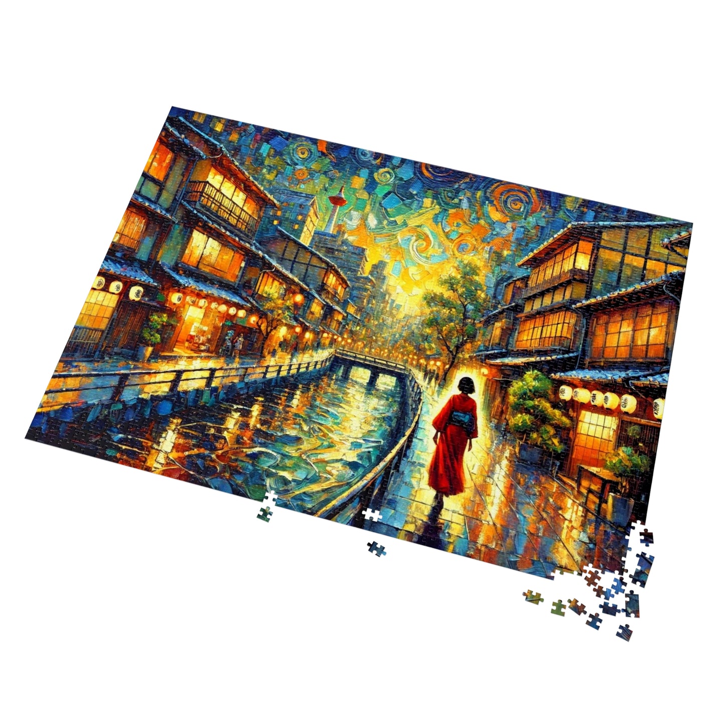 Starlit Dreams in Kyoto: A Night of Lanterns and Whimsy