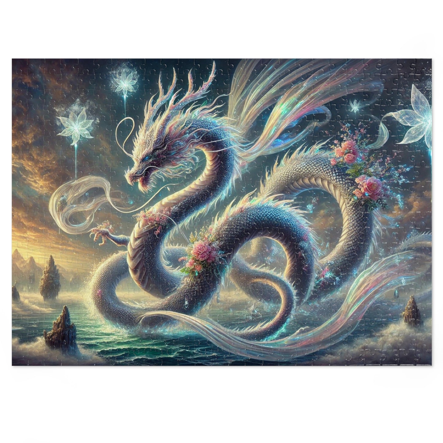 Ethereal Wyrm: Weaving Through the Nebulous Skies