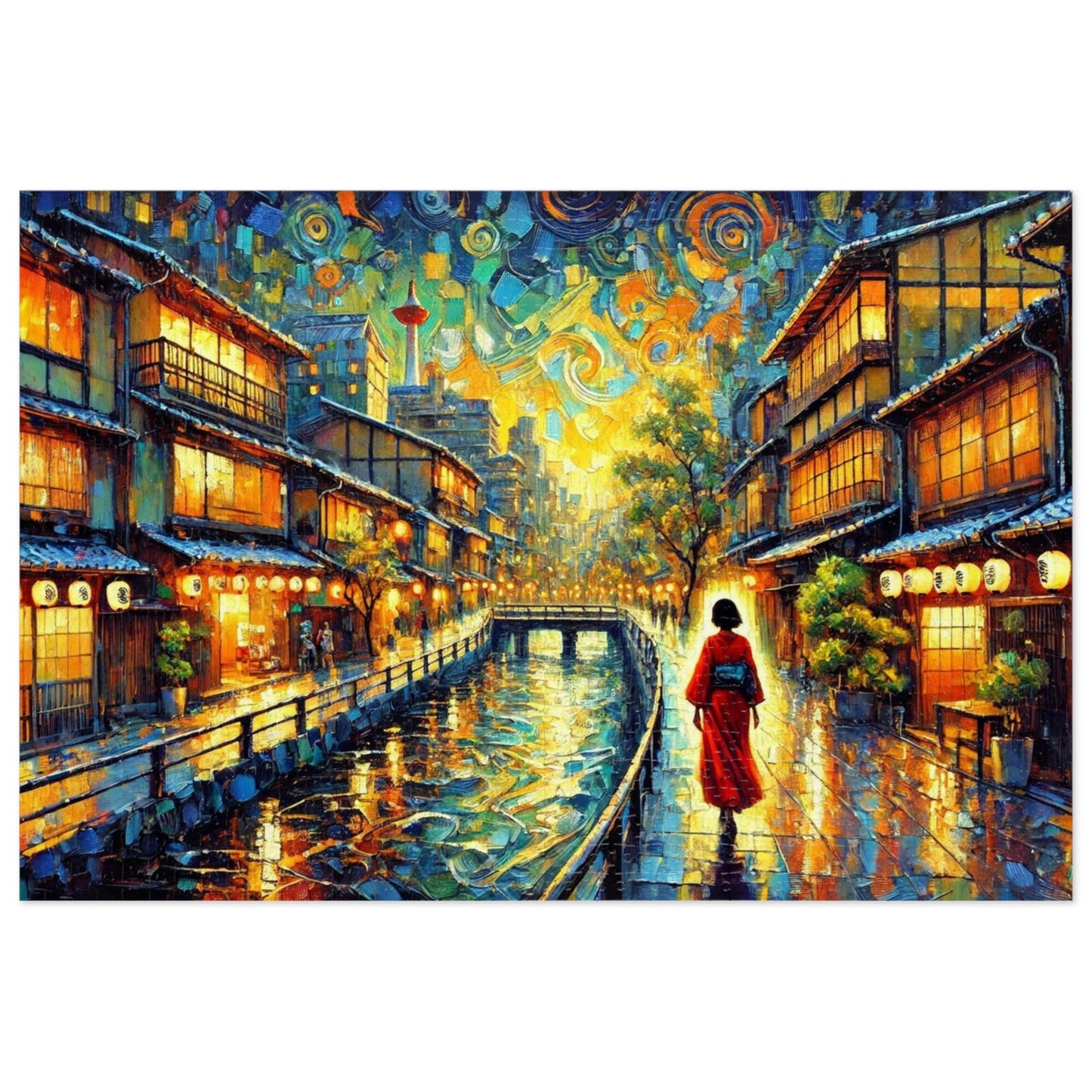 Starlit Dreams in Kyoto: A Night of Lanterns and Whimsy