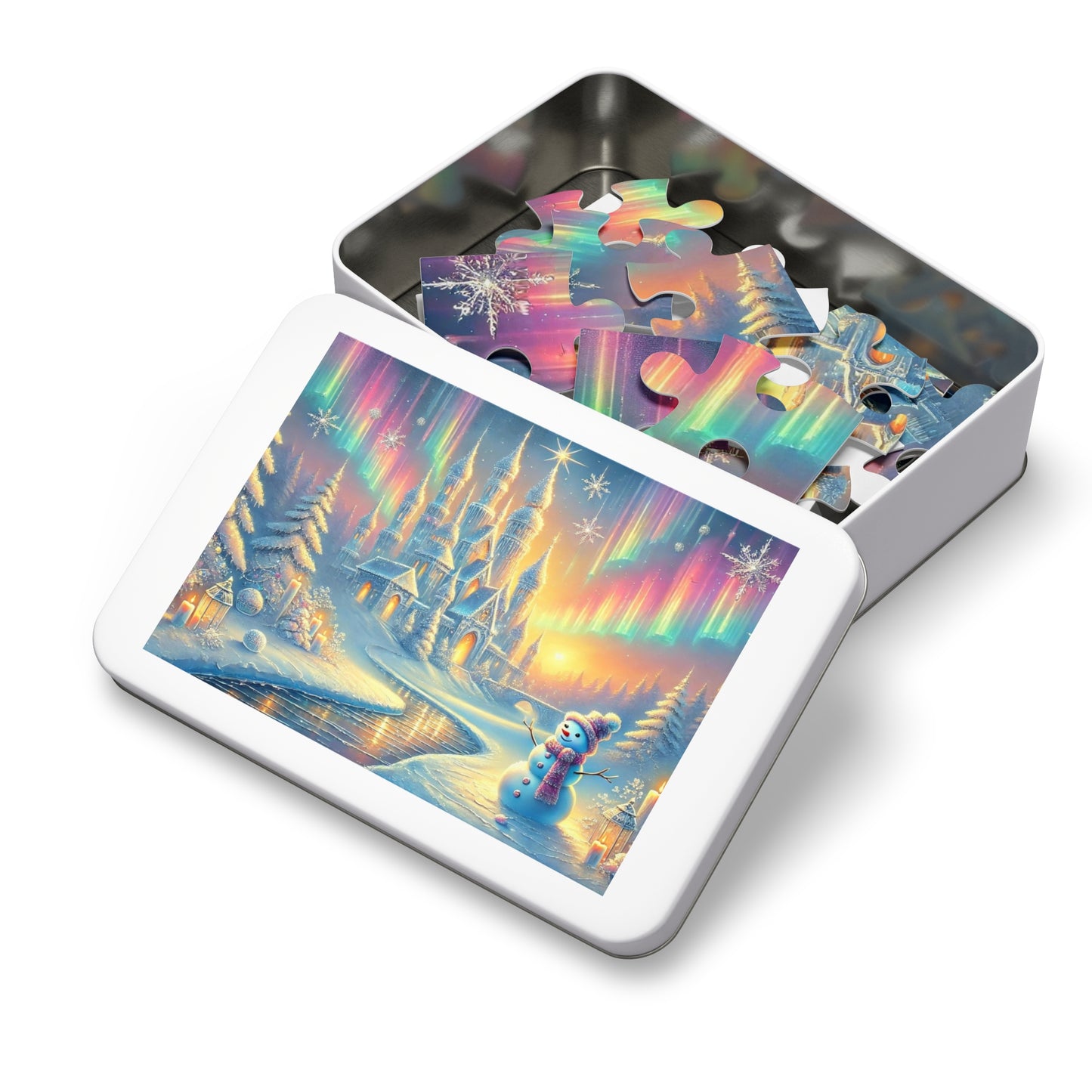 Winterlight Castle: A Puzzle of Snow, Stars, and Northern Wonder
