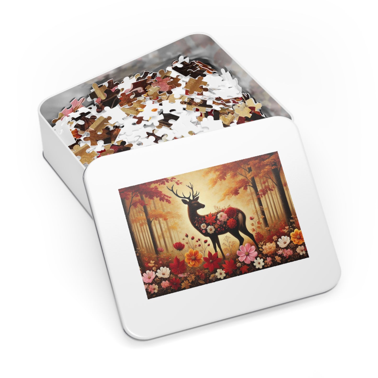 The Autumn Stag: A Forest in Bloom