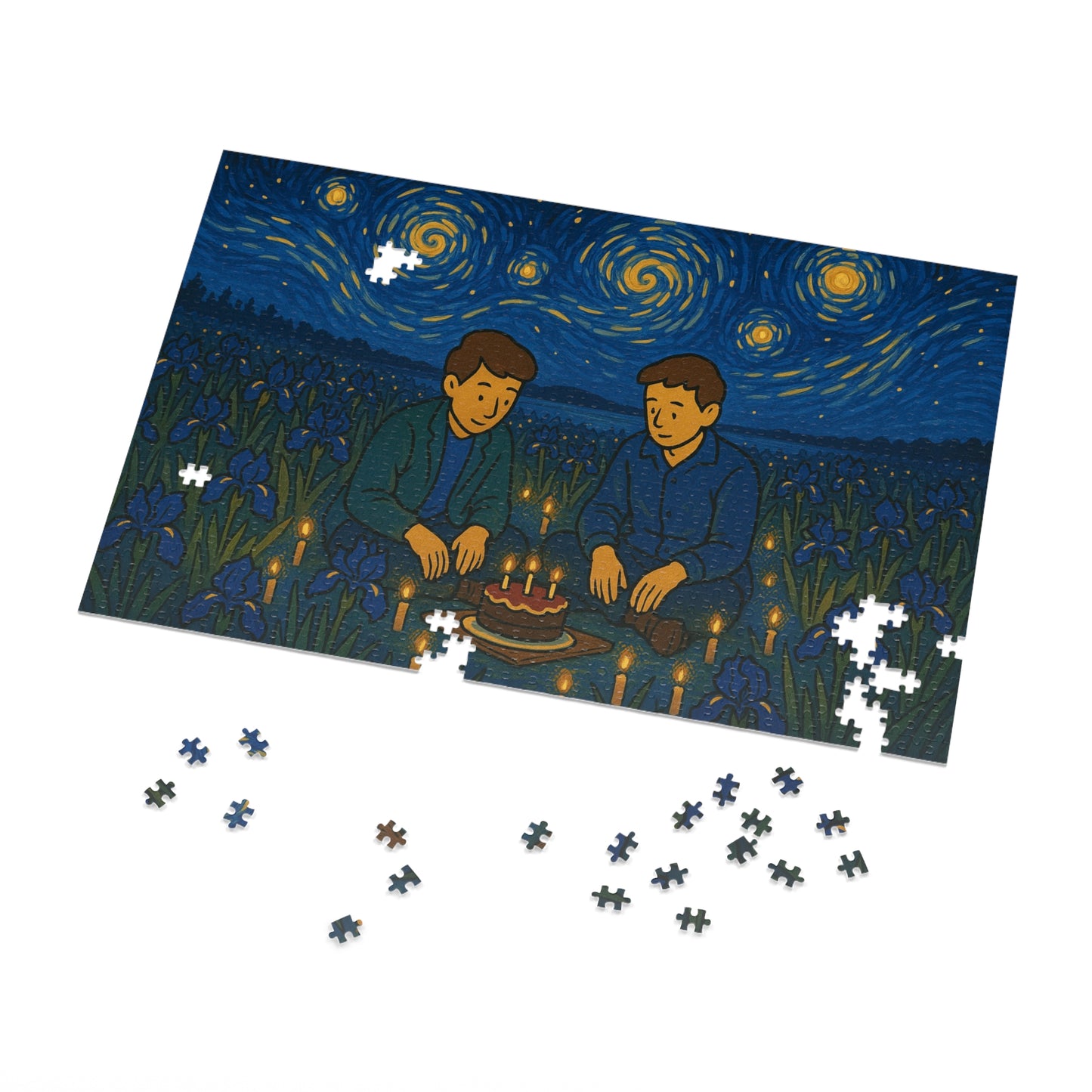 Birthday Among the Irises: A Quiet Celebration Under the Stars