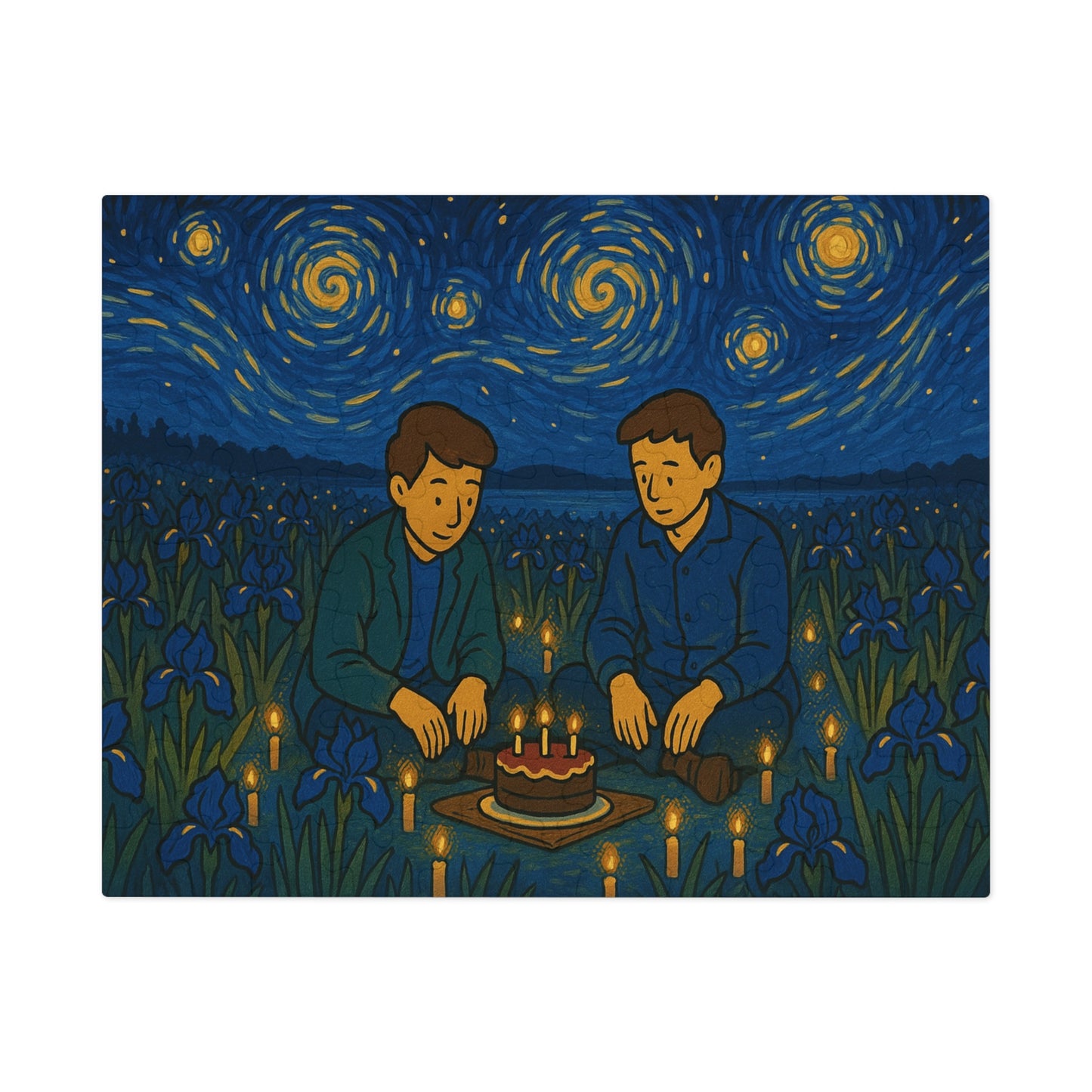 Birthday Among the Irises: A Quiet Celebration Under the Stars