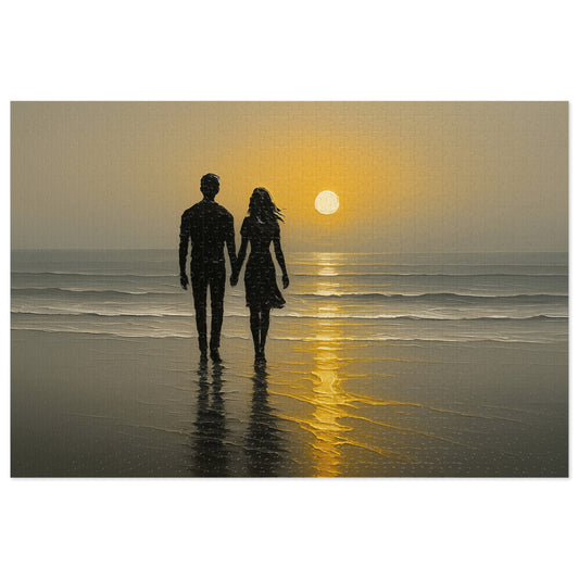 Sunset Walkers — Golden Path at Dusk