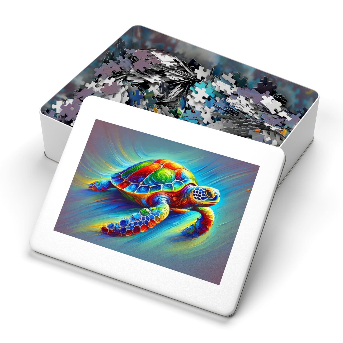 Ocean's Palette: The Vibrant Sea Turtle