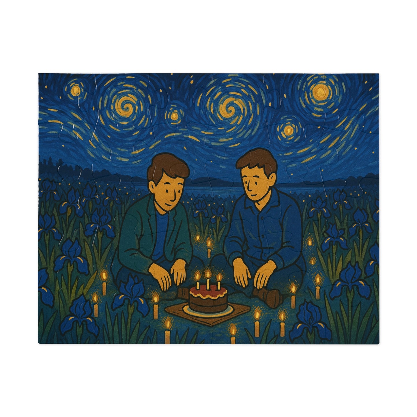 Birthday Among the Irises: A Quiet Celebration Under the Stars