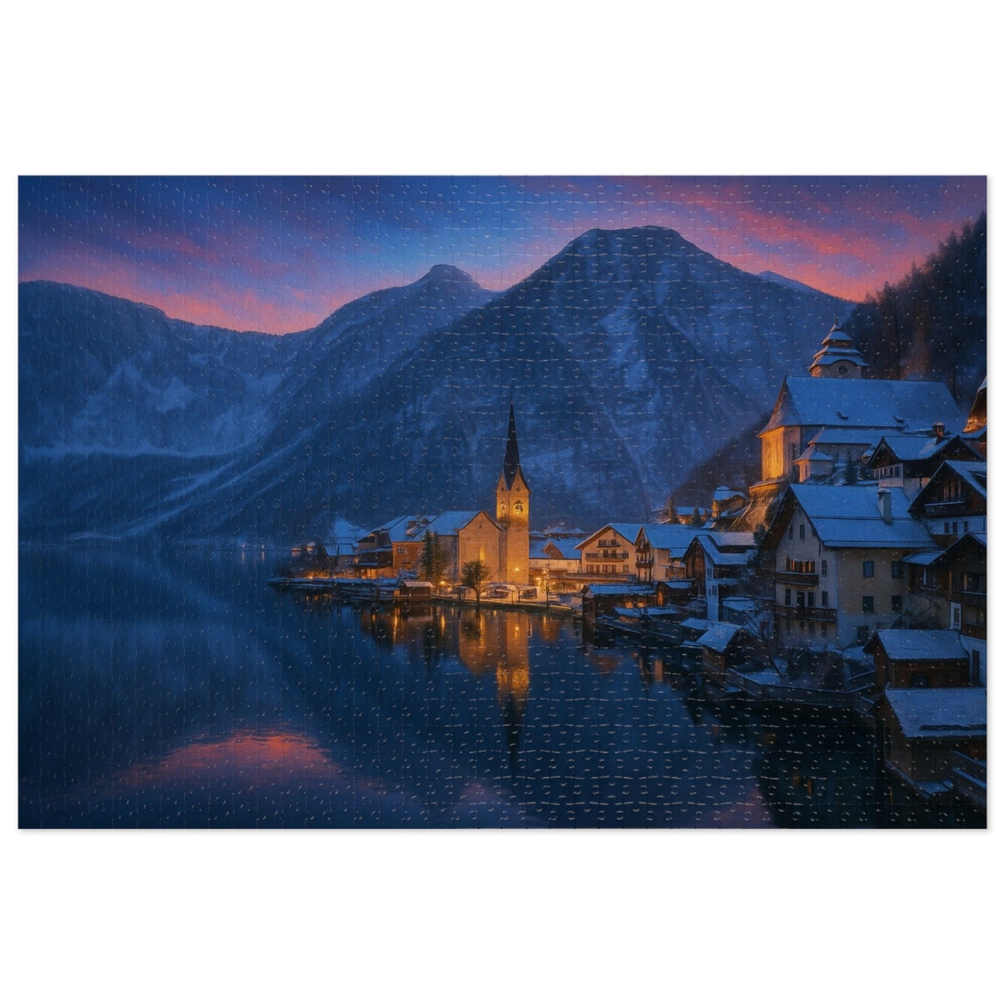 Twilight Stillness in Hallstatt