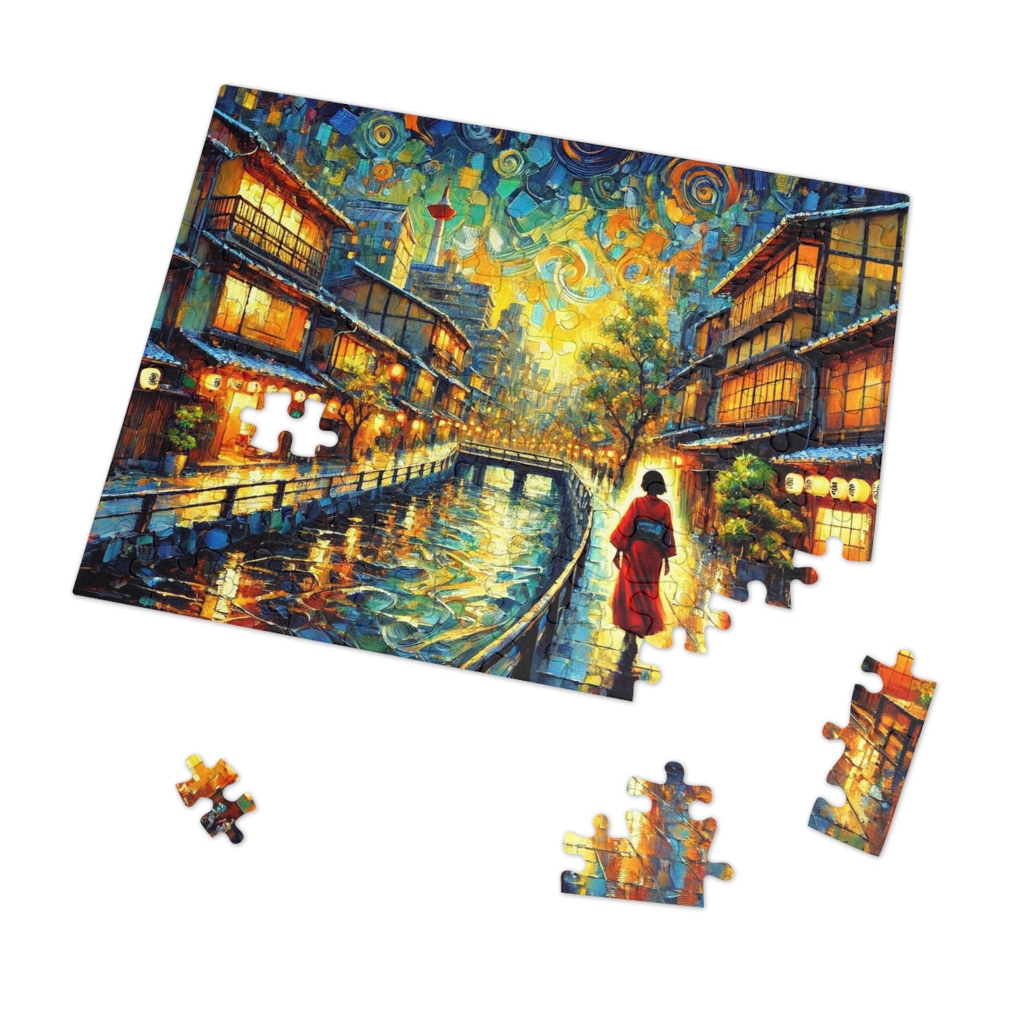 Starlit Dreams in Kyoto: A Night of Lanterns and Whimsy