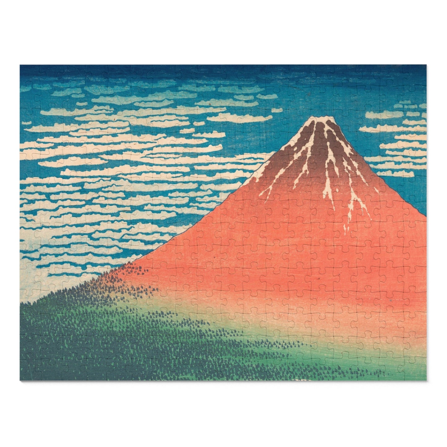 The Crimson Peak: Mount Fuji at Dawn
