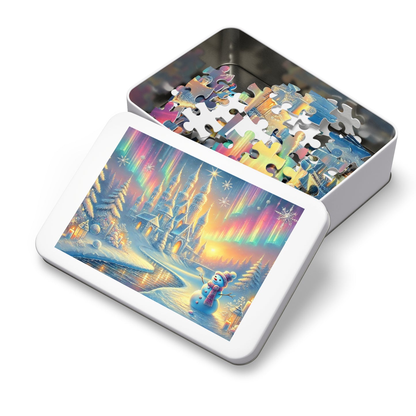 Winterlight Castle: A Puzzle of Snow, Stars, and Northern Wonder