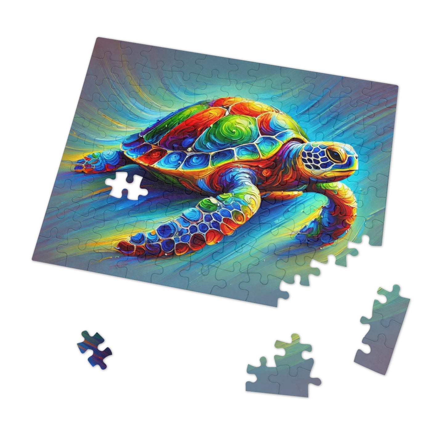 Ocean's Palette: The Vibrant Sea Turtle