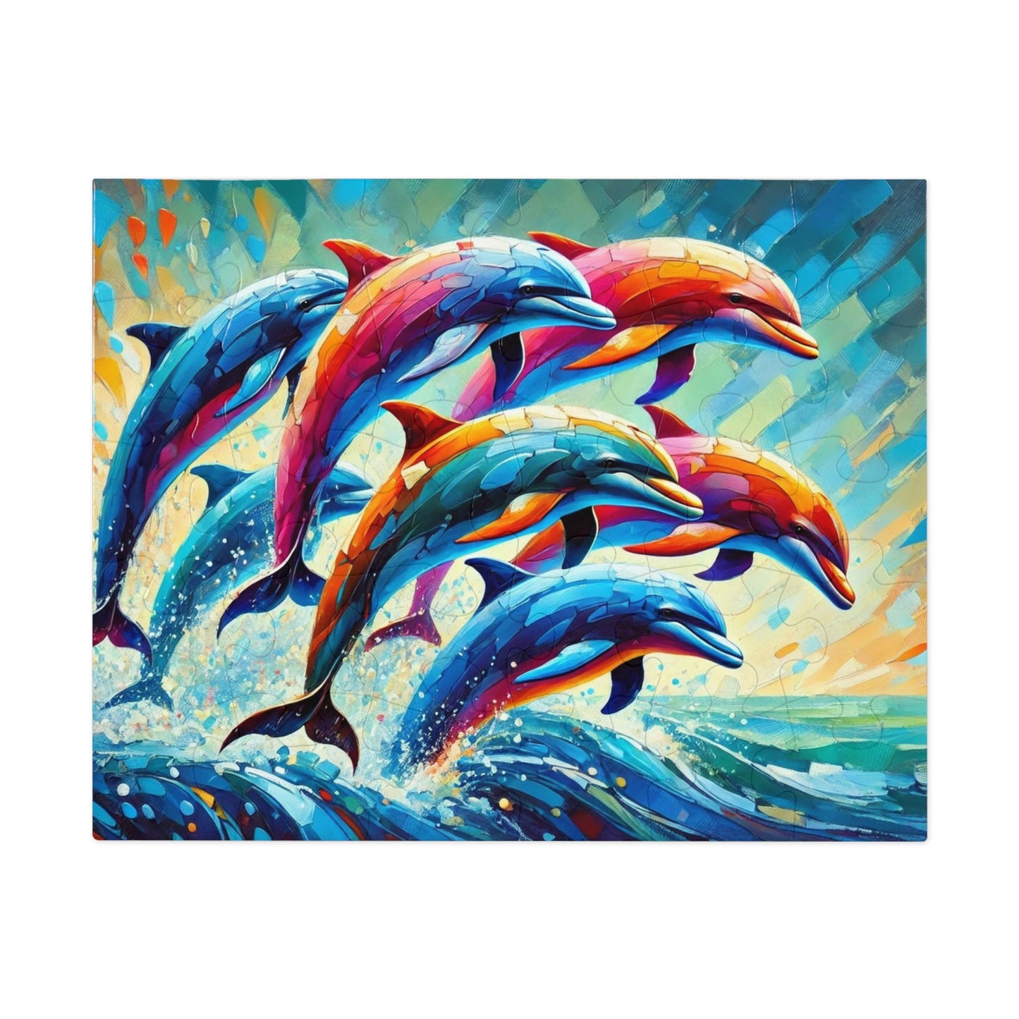 Rainbow Dolphins: A Dance of Ocean Prisma