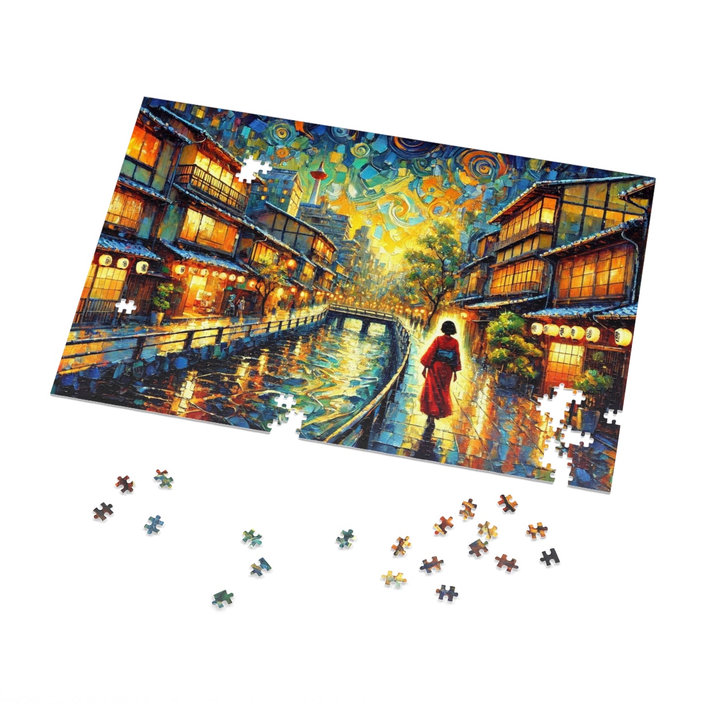 Starlit Dreams in Kyoto: A Night of Lanterns and Whimsy