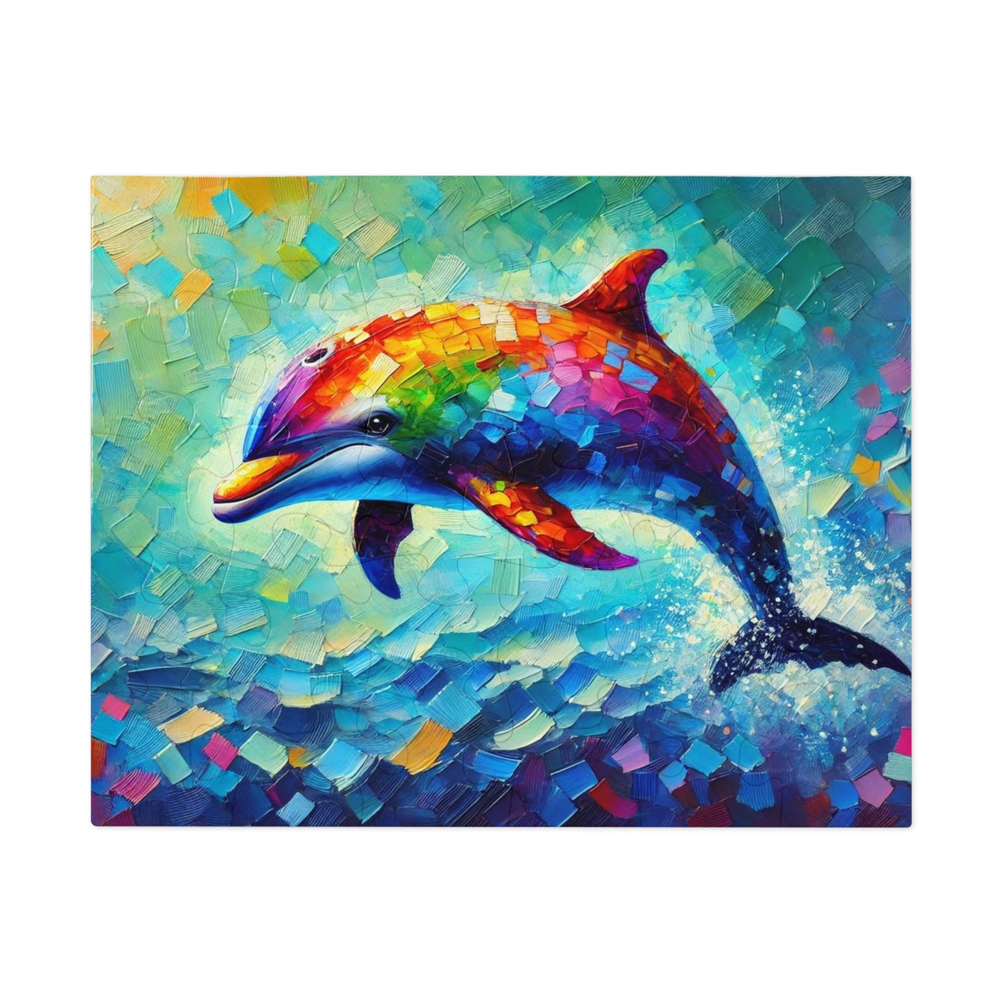 Rainbow Wave: The Joyful Leap of the Dolphin