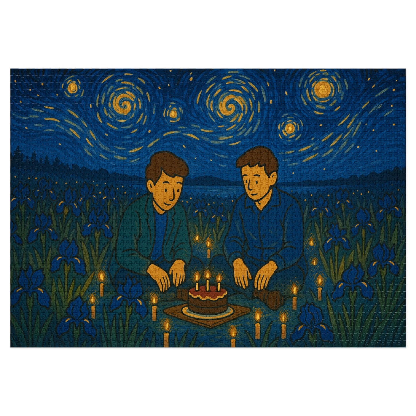Birthday Among the Irises: A Quiet Celebration Under the Stars