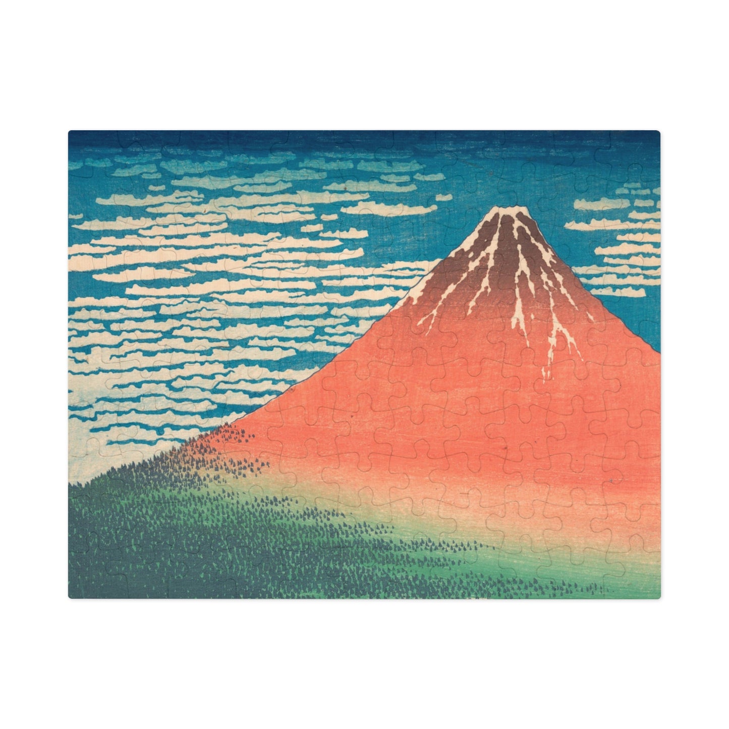 The Crimson Peak: Mount Fuji at Dawn