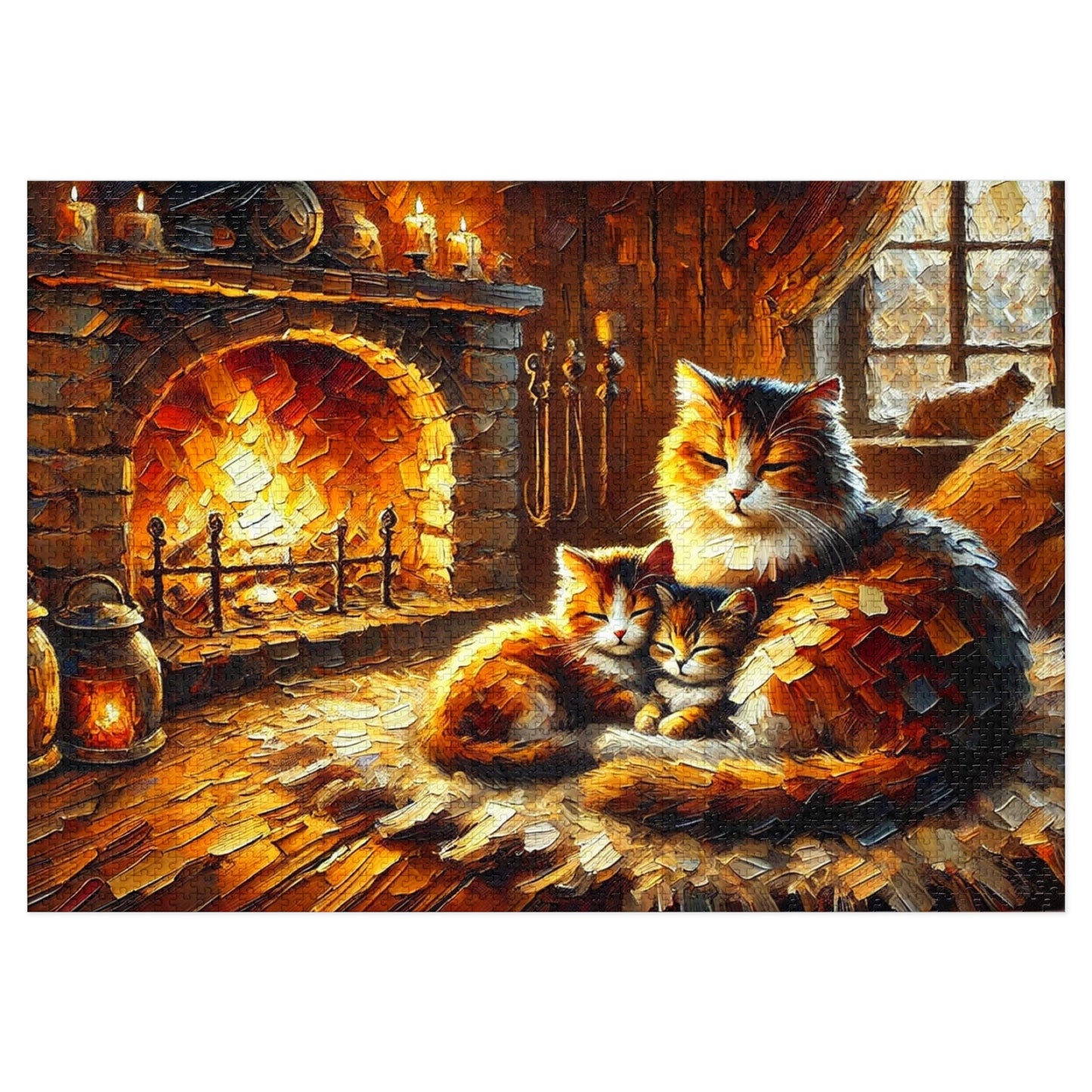Fireside Whispers: A Mother’s Warmth