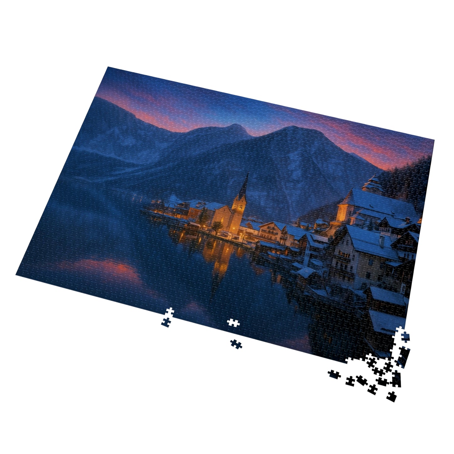 Twilight Stillness in Hallstatt
