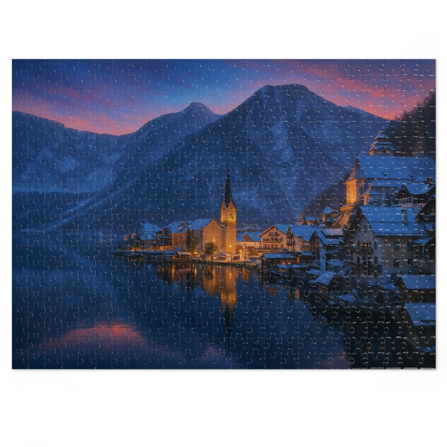 Twilight Stillness in Hallstatt