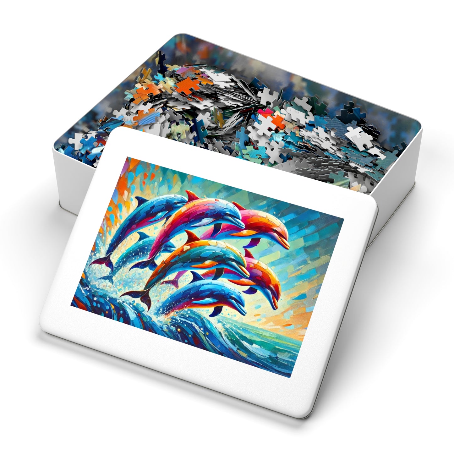 Rainbow Dolphins: A Dance of Ocean Prisma