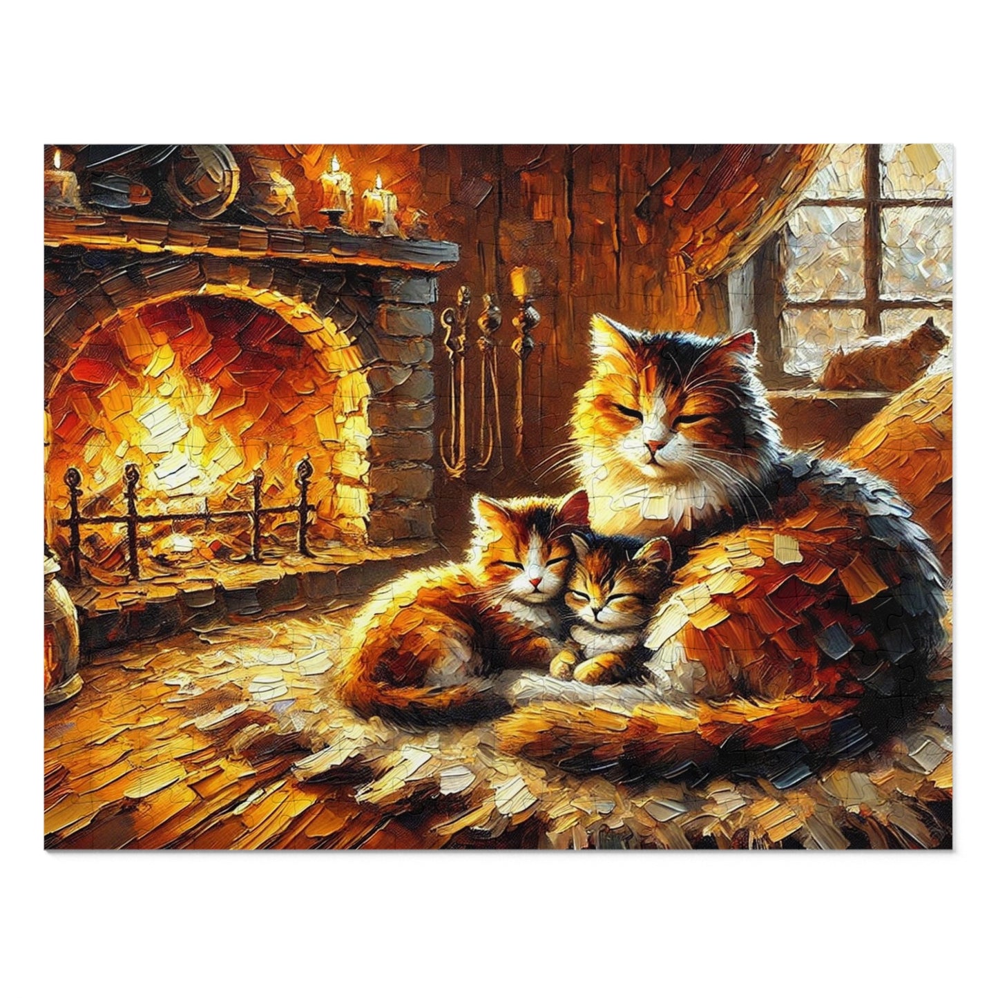 Fireside Whispers: A Mother’s Warmth