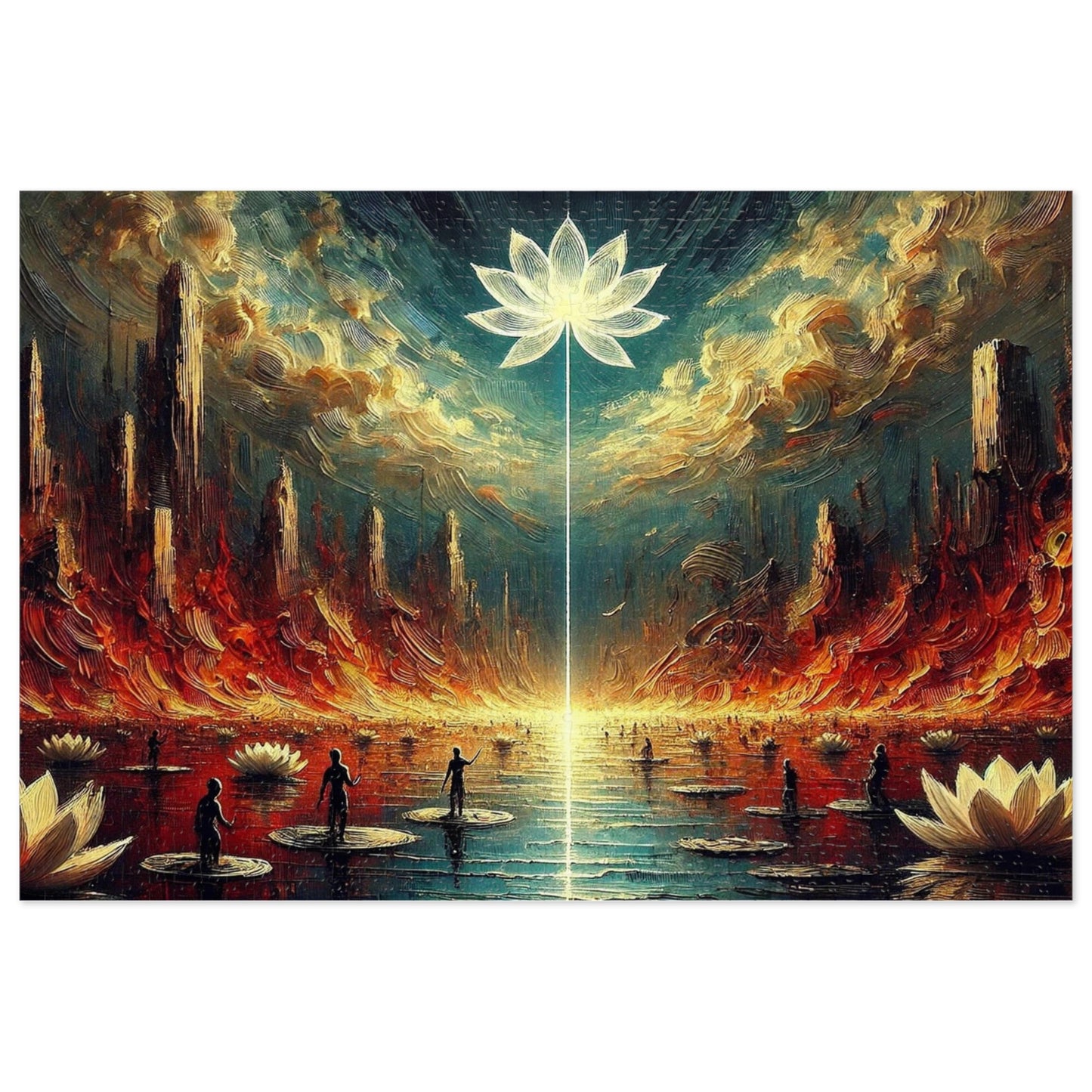 Lotus in the Inferno: A Puzzle Inspired by Rashomon
