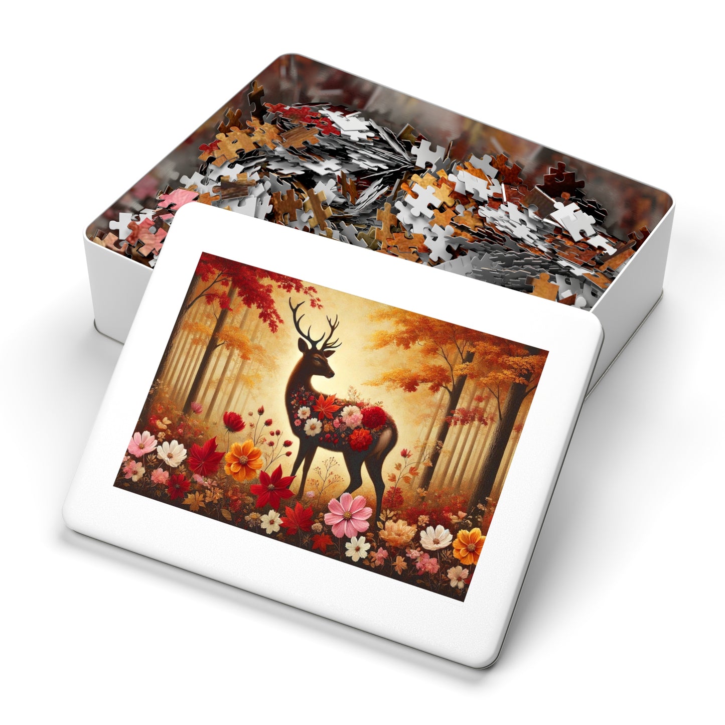 The Autumn Stag: A Forest in Bloom