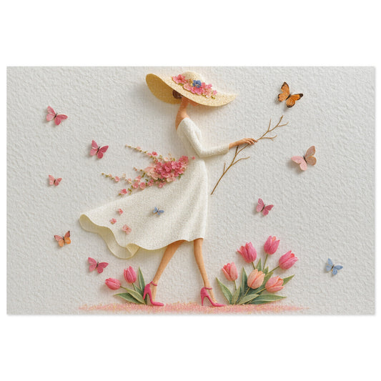 Paper Couture Stroll: Tulip Promenade