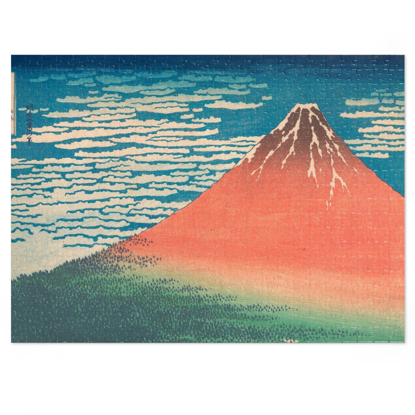 The Crimson Peak: Mount Fuji at Dawn