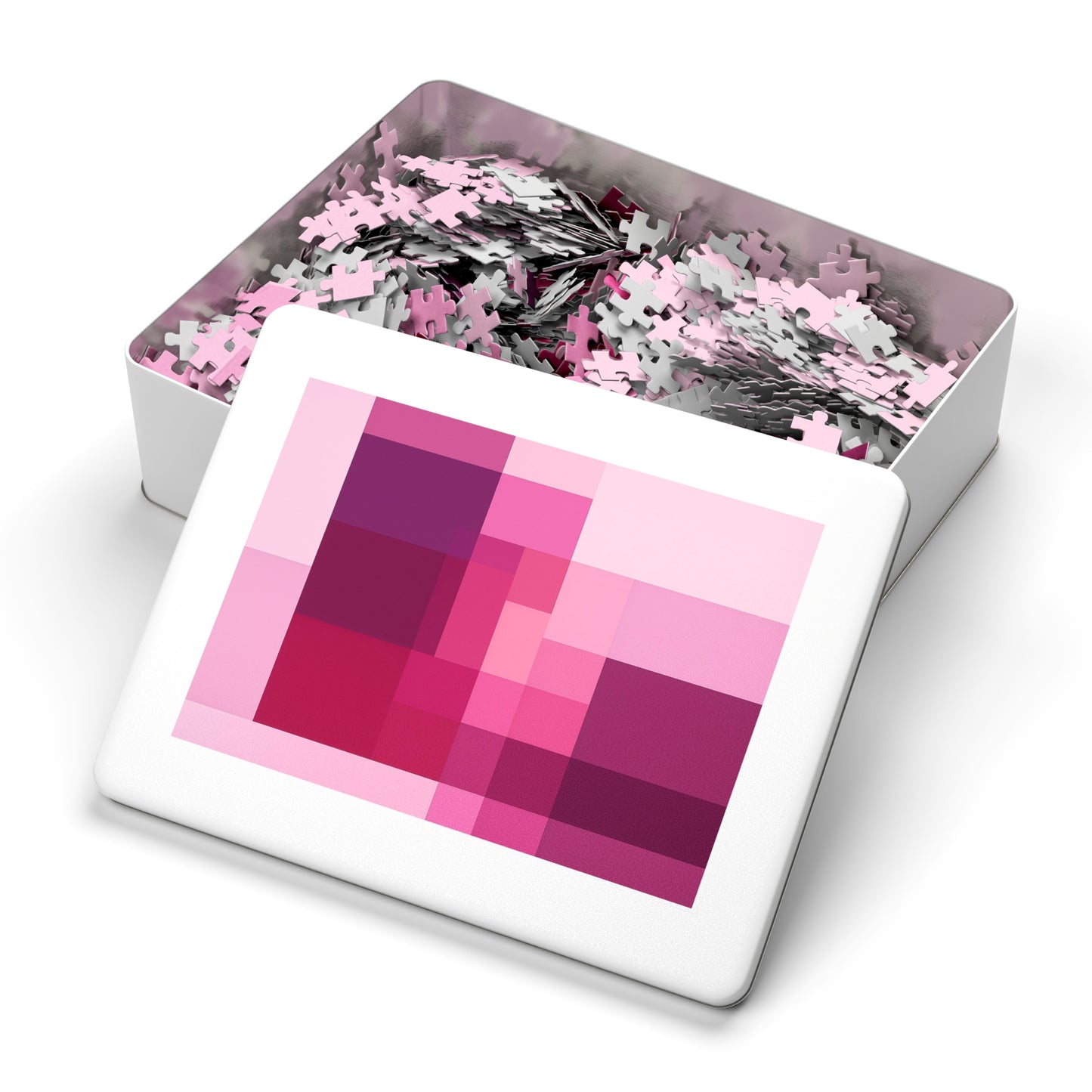 Orchid Wine Mosaic — Color-Block Glaze